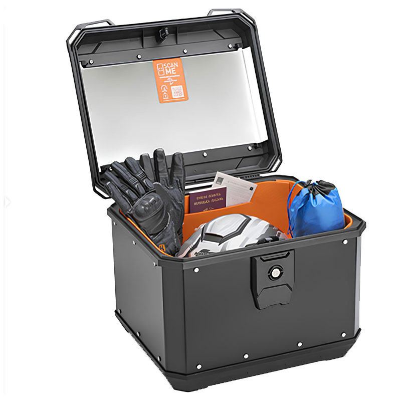 Kappa Alüminyum Çanta Siyah 50lt Kmx500b (tabla Dahil)