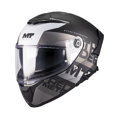 Kask Mt Ff118sv Thunder 4 Sv Waves B2 Mat Siyah-gri-beyaz Full Face (kapalı Kask) Kask Mt Ff118sv Thunder 4 Sv Waves B2 Mat Siyah-gri-beyaz Full Face (kapalı Kask)