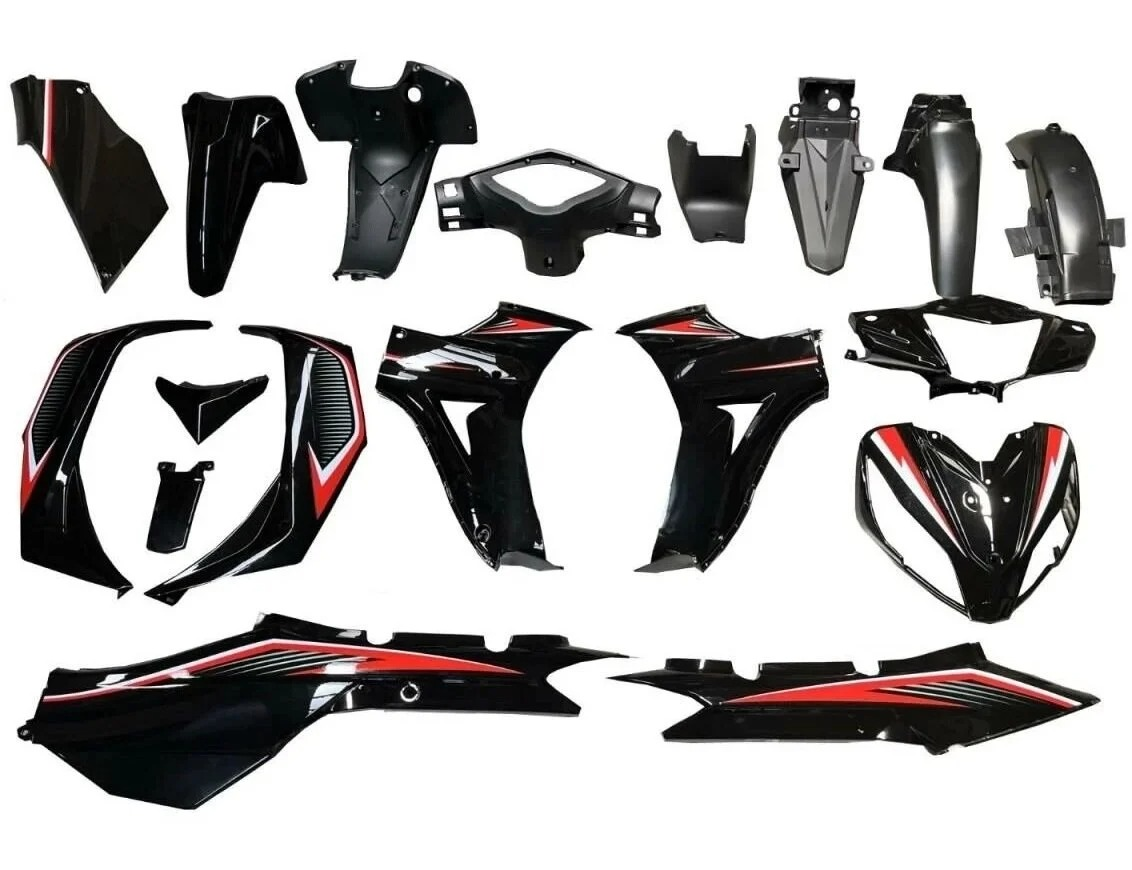 Kuba Ege Kaporta Seti Siyah