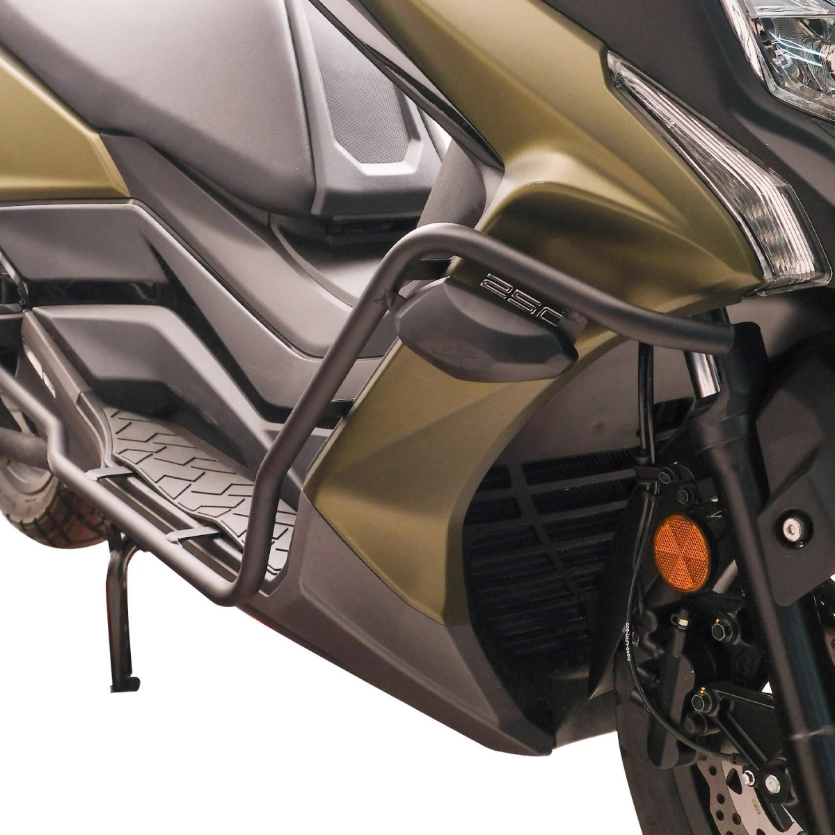 Kymco Dtx 250 360 2021-2024 Uyumlu Motor Koruma Demiri Siyah Gp Kompozit