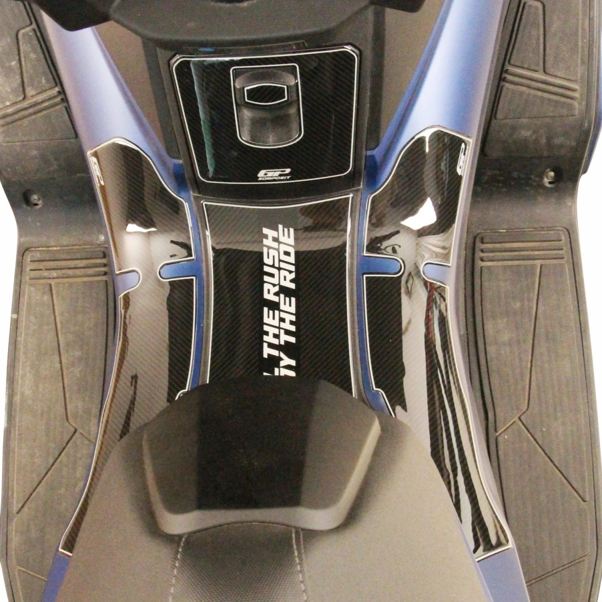 Kymco Xciting S 400 2021-2022 Uyumlu Tank Pad Karbon Gp Kompozit