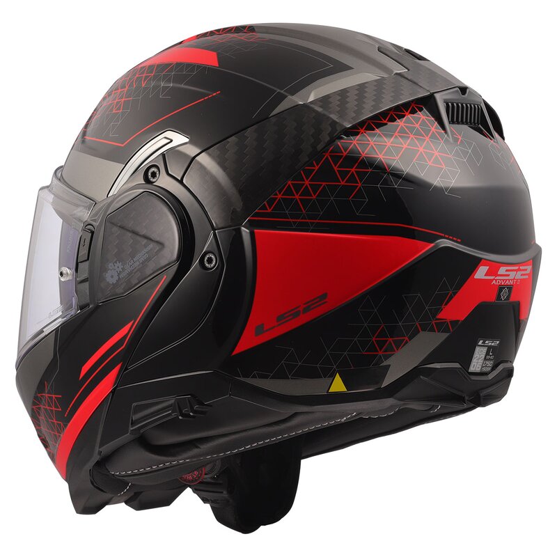 Ls2 Advant 2 Astral Kırmızı Kask