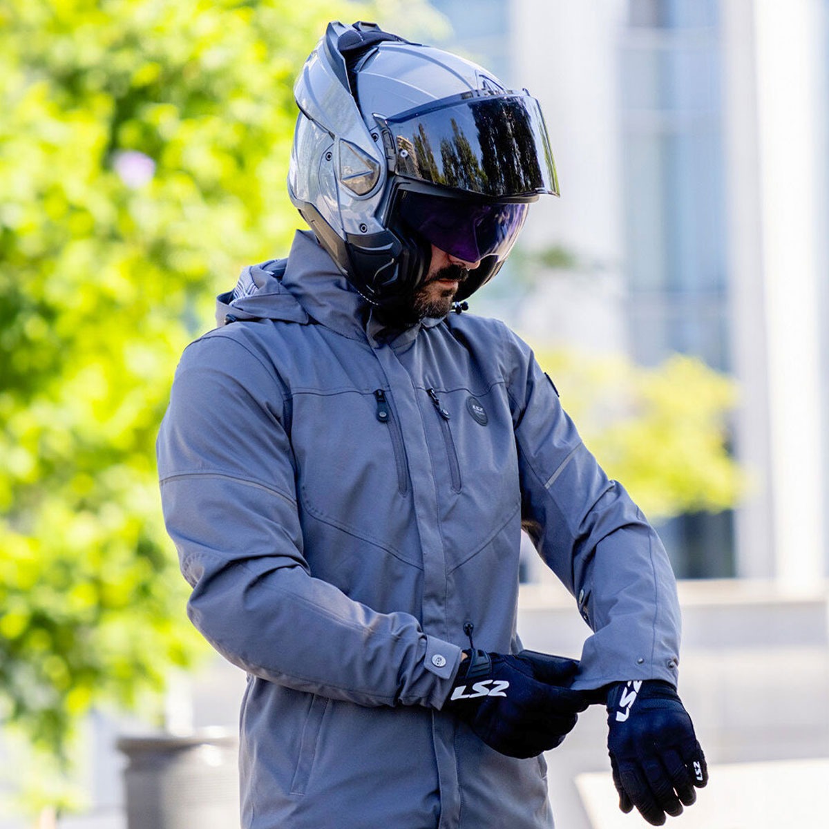 Ls2 Advant 2 Nardo Gri Kask Ls2 Advant 2 Nardo Gri Kask