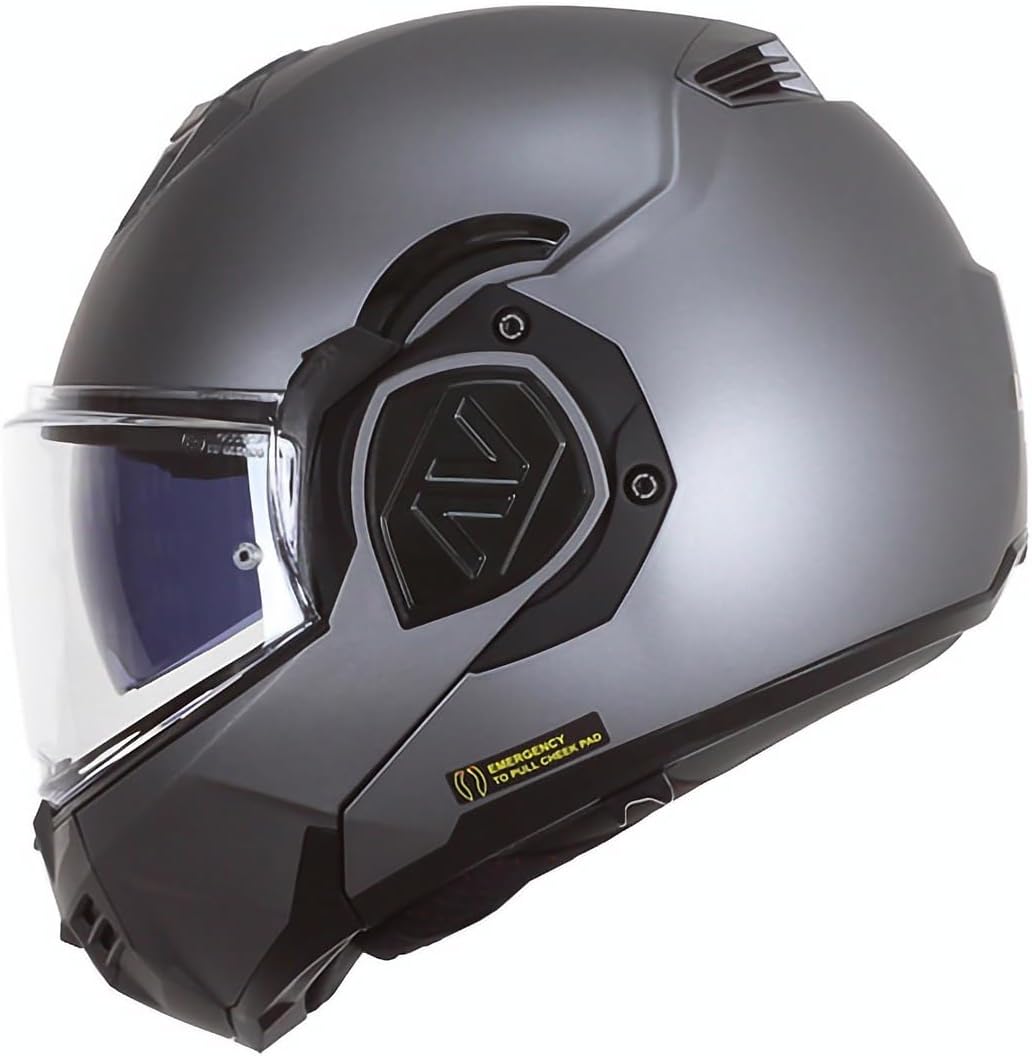 Ls2 Advant Çene Açılır Modüler Kask Mat Tıtanıum