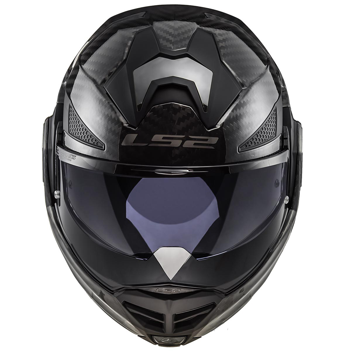 Ls2 Advant X Karbon Çene Açılır Kask Siyah