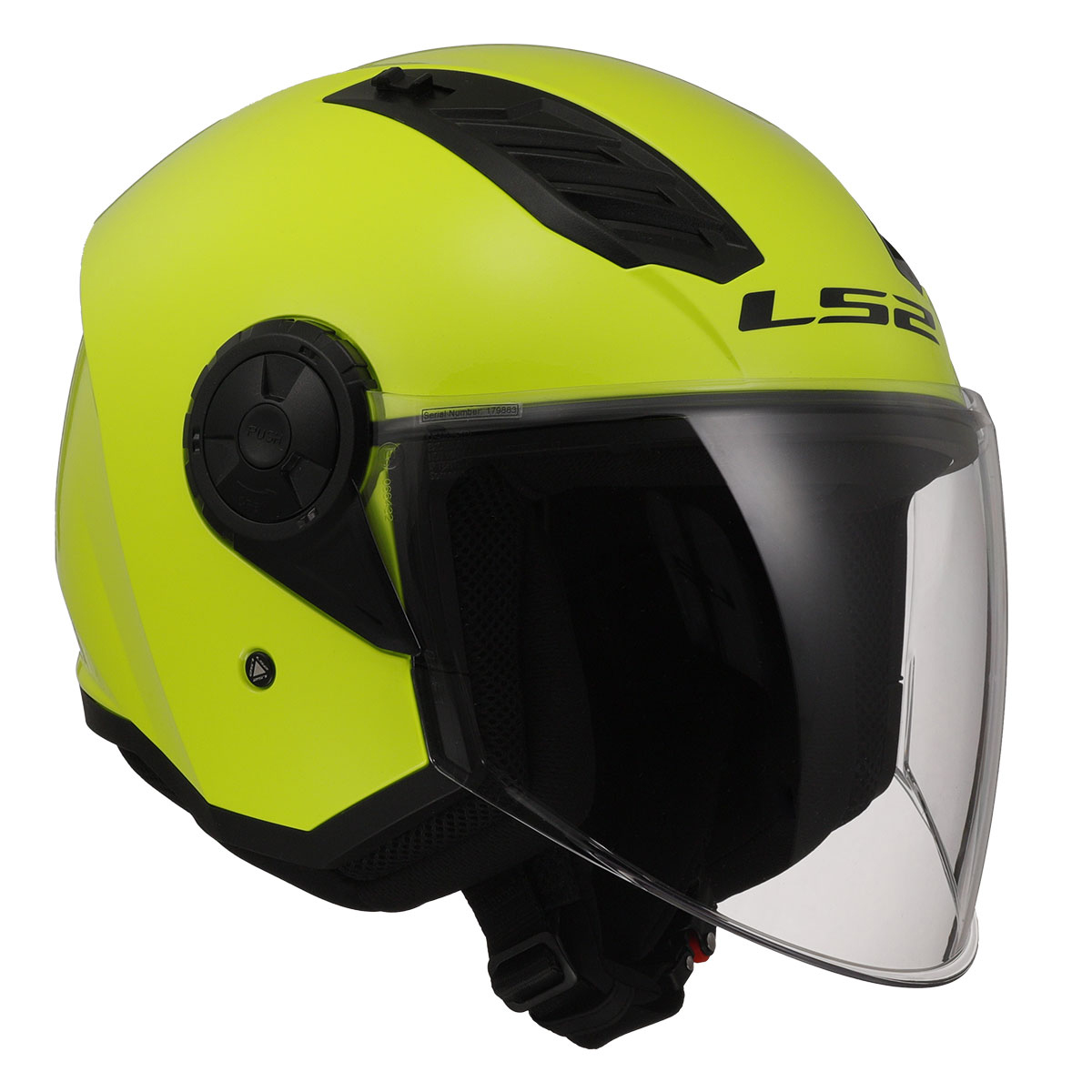 Ls2 Aırflow 2 Yarım Kask Neon Sarı 2X-LARGE
