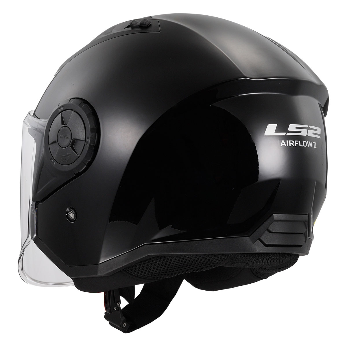 Ls2 Aırflow 2 Yarım Kask Siyah LARGE