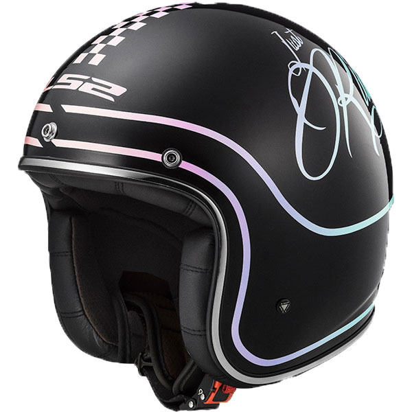 Ls2 Bobber Rusty Yarım Kask Siyah X-LARGE