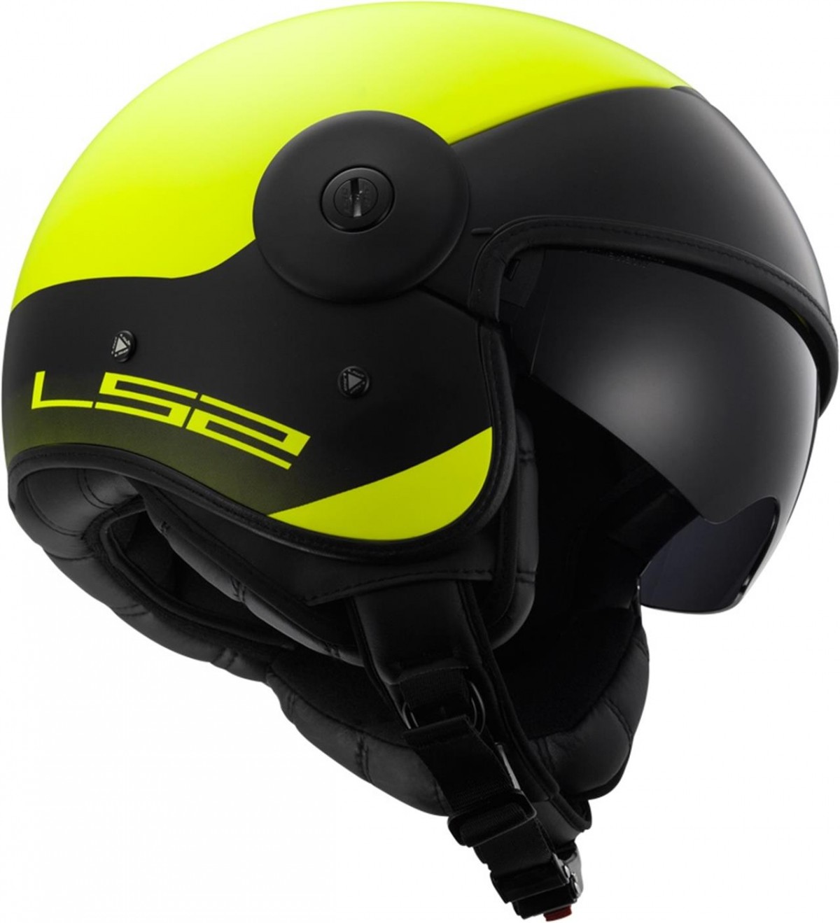 Ls2 Cabrıo Yarım Kask Mat Sarı