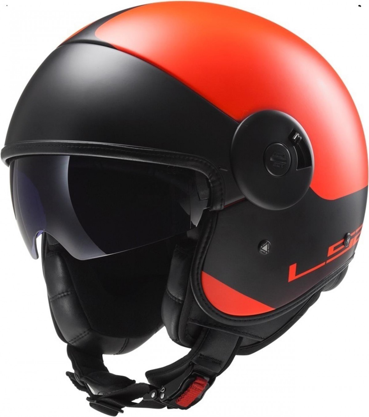 Ls2 Cabrıo Yarım Kask Mat Turuncu SMALL