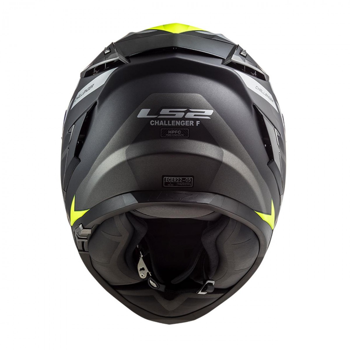 Ls2 Challenger Allert Kapalı Kask Mat Tıtanıum-neon Sarı