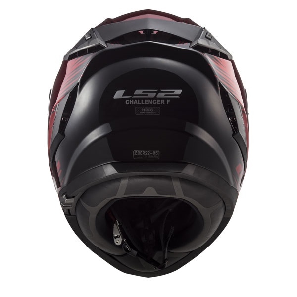 Ls2 Challenger Magıc Kapalı Kask Kırmızı-siyah-beyaz