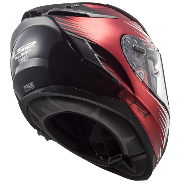Ls2 Challenger Magıc Kapalı Kask Kırmızı-siyah-beyaz