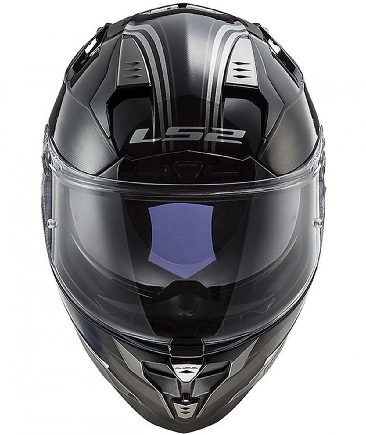 Ls2 Challenger Propeller Kapalı Kask Siyah-tıtanıum LARGE