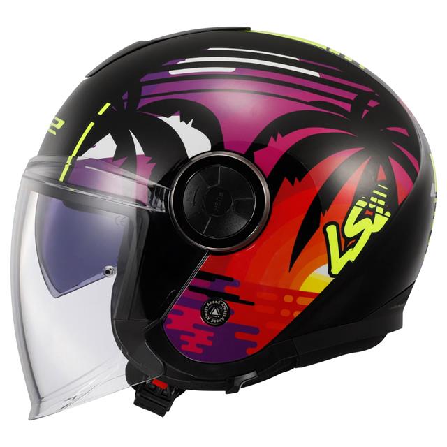 Ls2 Classy Palm Yarım Kask Siyah