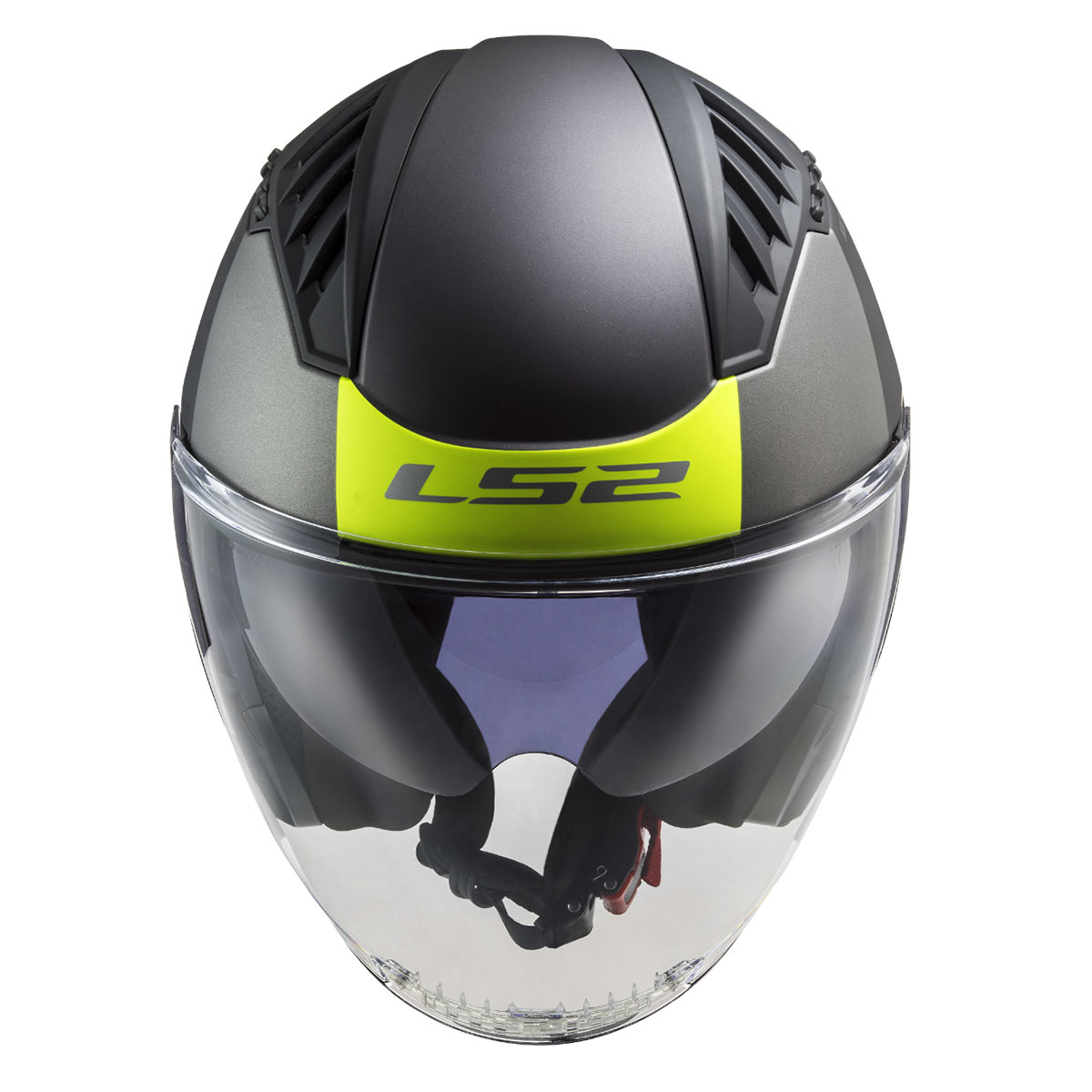 Ls2 Copter 2 Urbane Yarım Kask Mat Siyah-neon Sarı