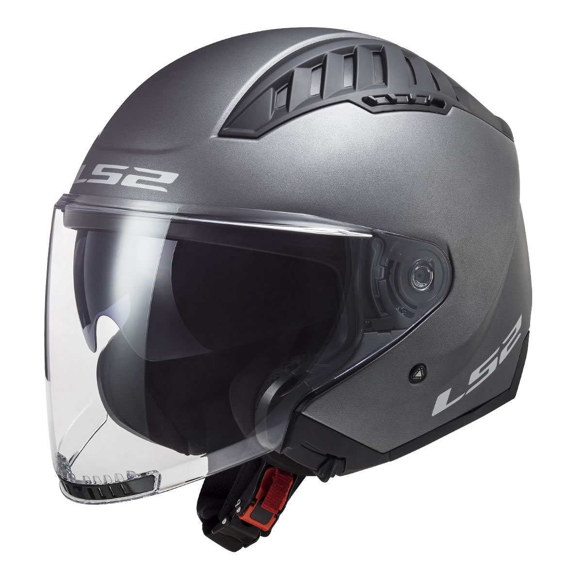 Ls2 Copter 2 Yarım Kask Mat Tıtanıum