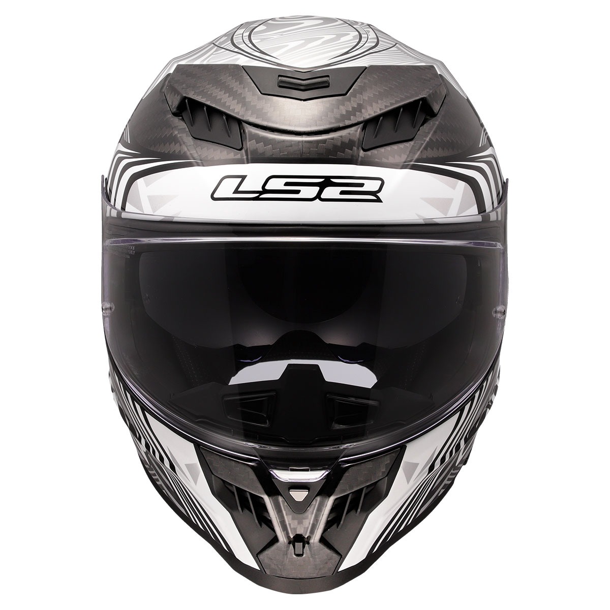 Ls2 Dragon Enthum Karbon Kapalı Kask Siyah Gri