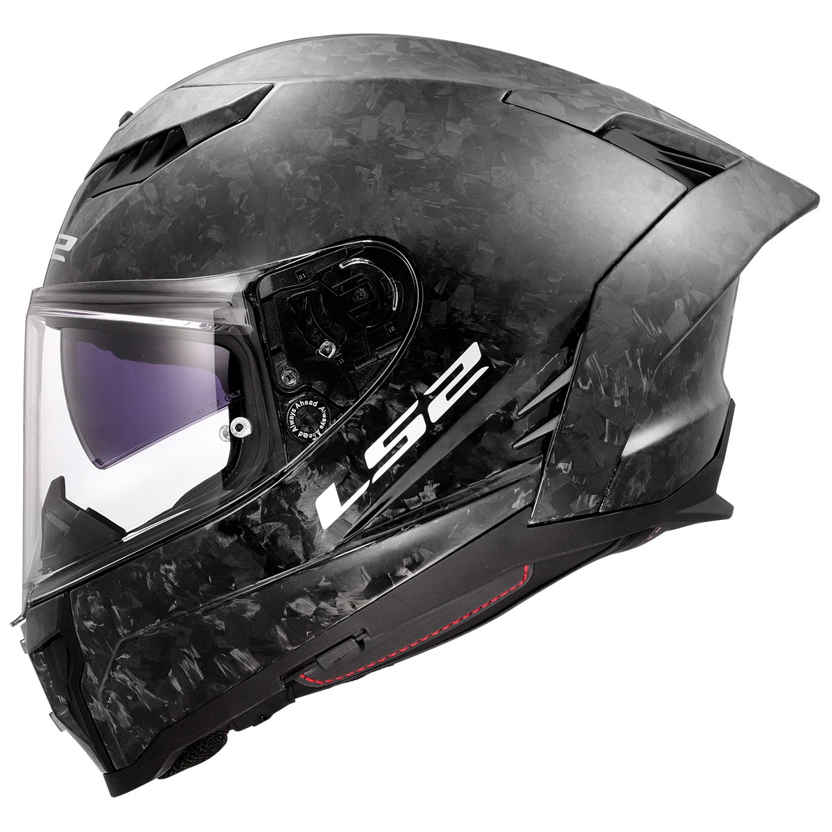 Ls2 Dragon Forged Karbon Kapalı Kask Siyah