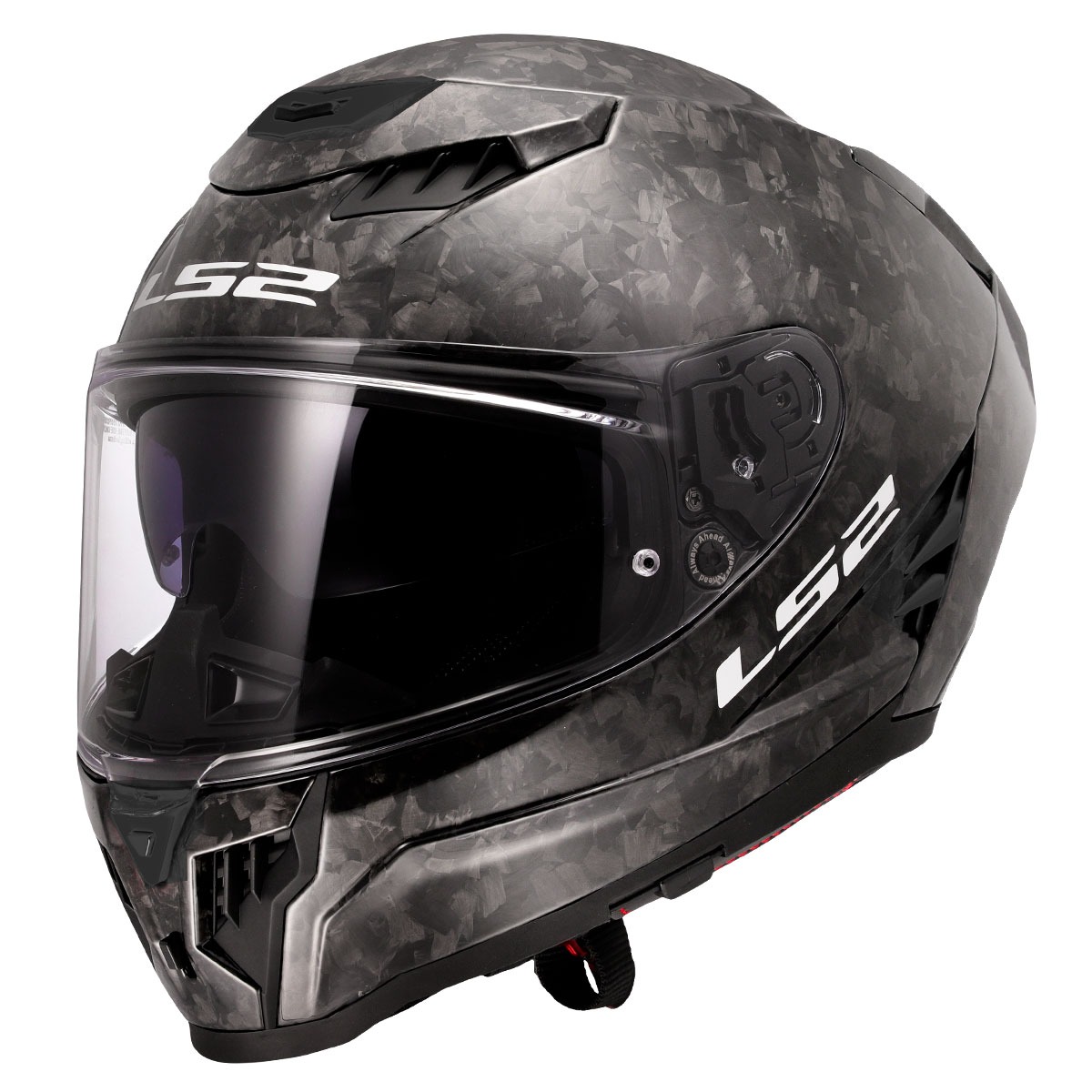 Ls2 Dragon Forged Karbon Kapalı Kask Siyah