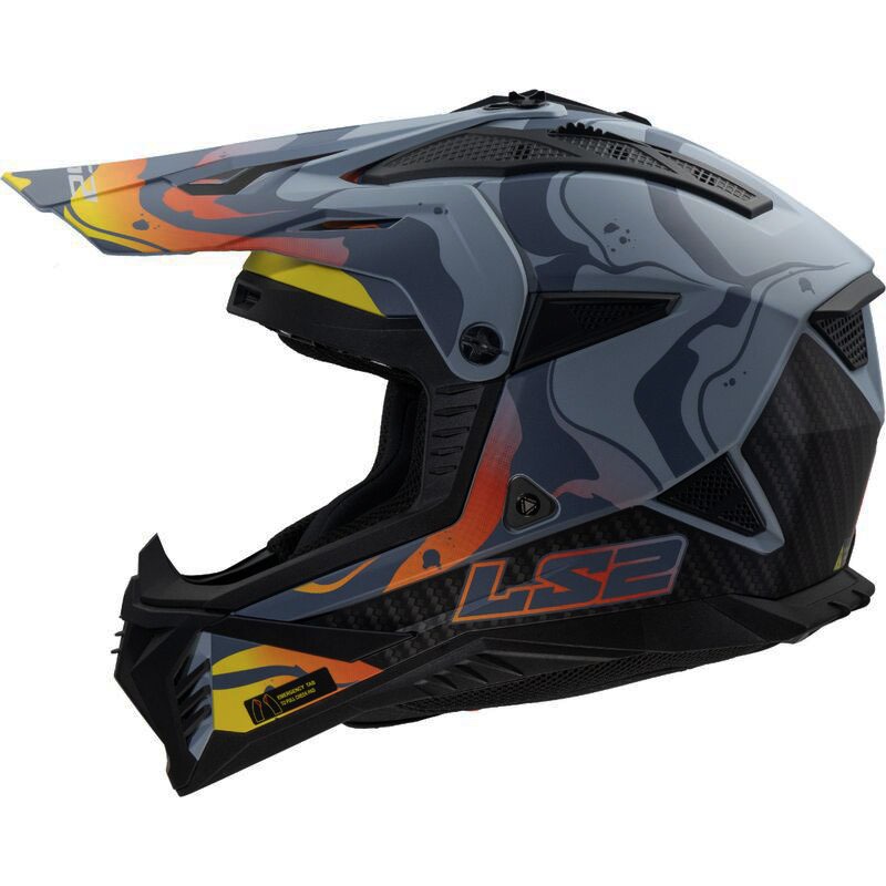 Ls2 Fast 2 Wash Cross Kask Gri