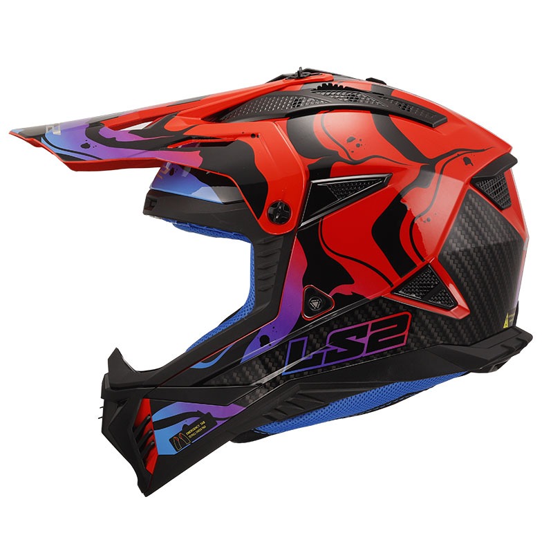 Ls2 Fast 2 Wash Cross Kask Kırmızı MEDIUM