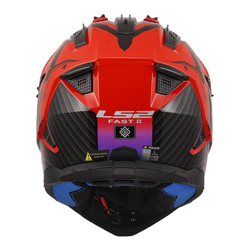 Ls2 Fast 2 Wash Cross Kask Kırmızı MEDIUM