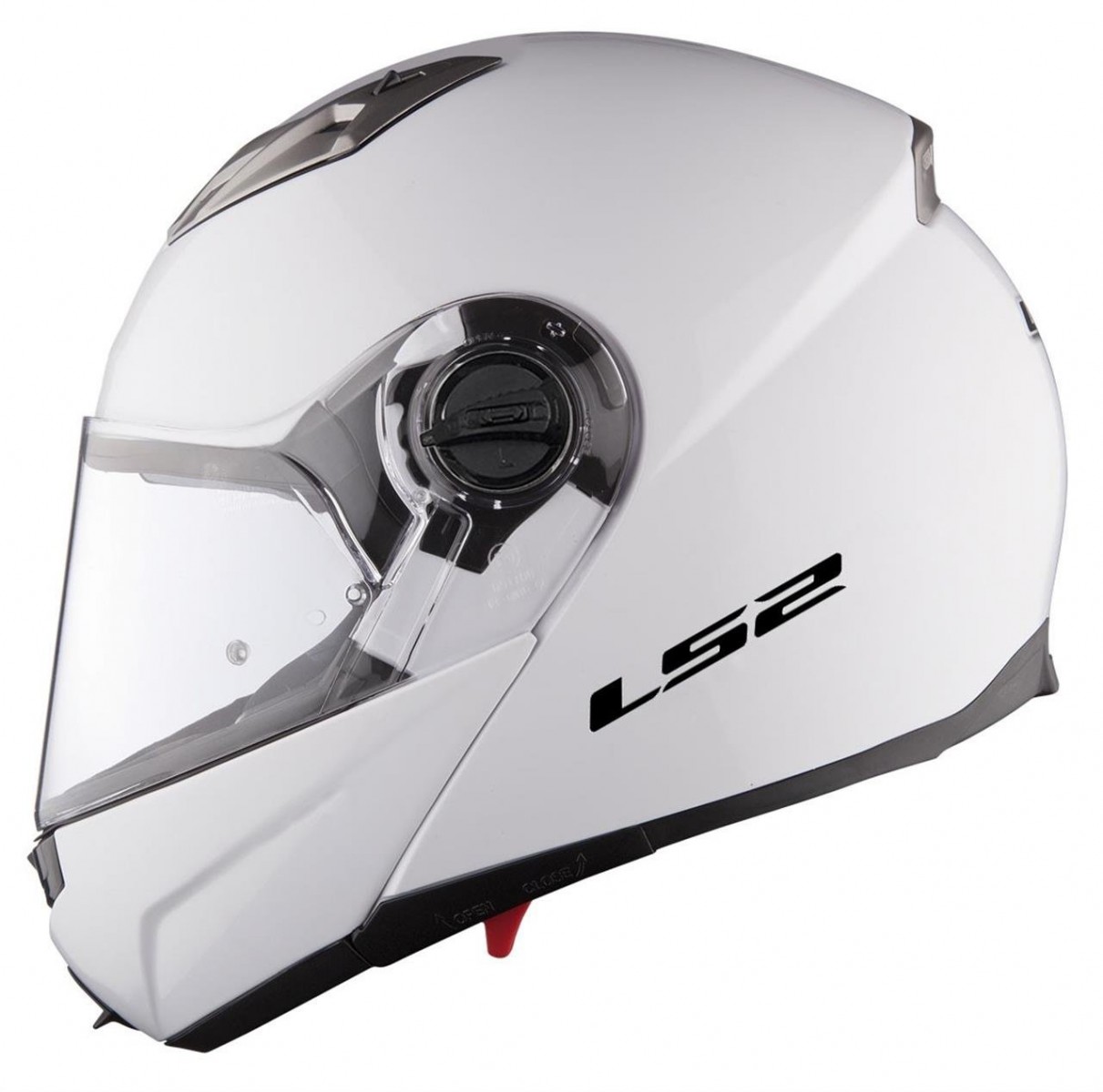 Ls2 Guronı Çene Açılır Kask Beyaz 2X-LARGE