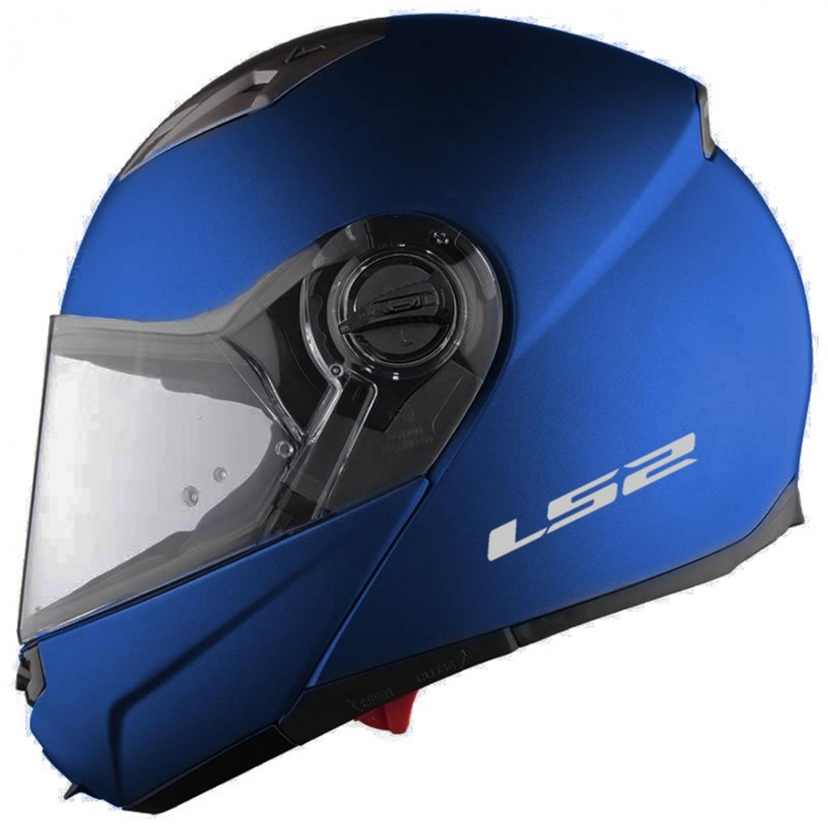 Ls2 Guronı Çene Açılır Kask Mat Mavi