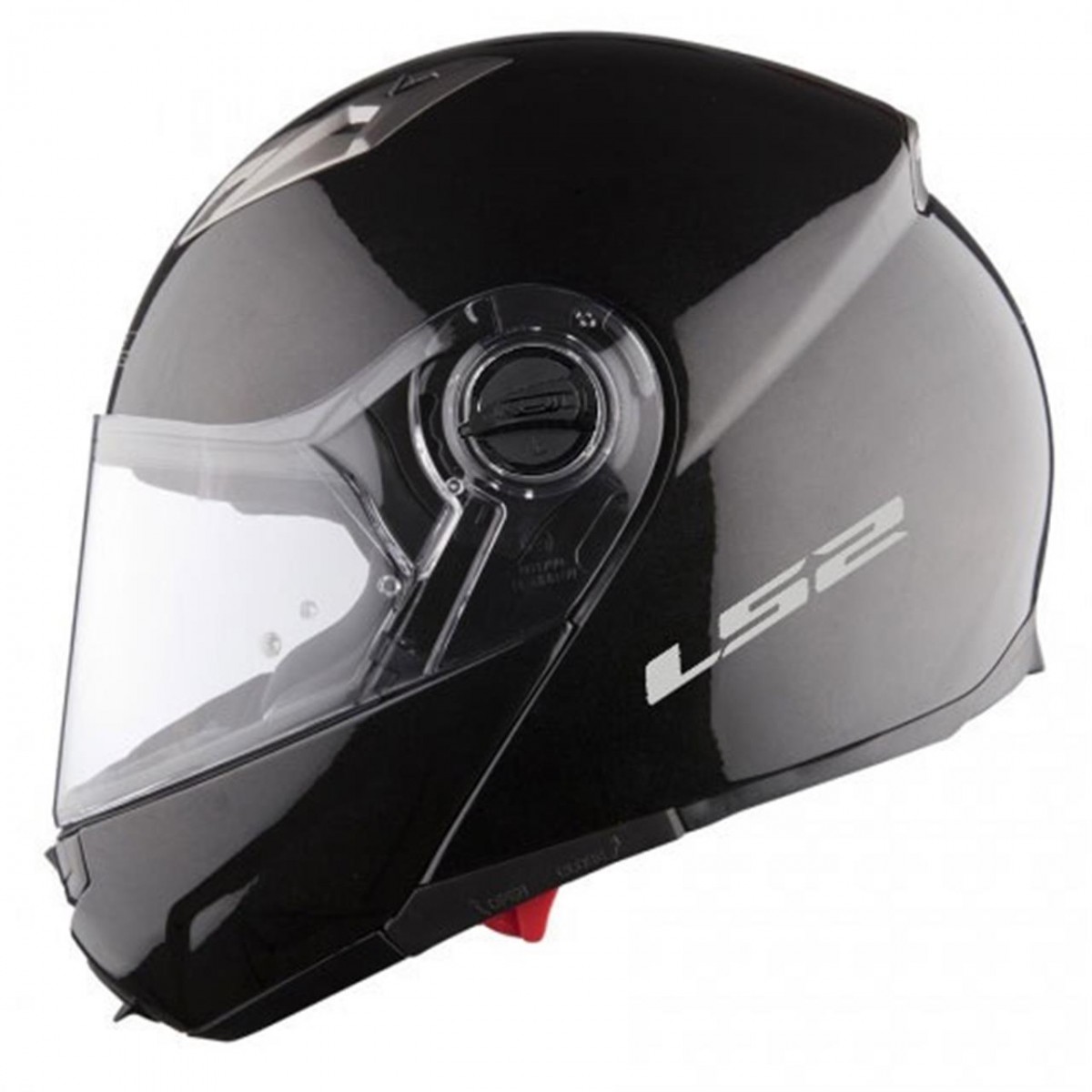 Ls2 Guronı Çene Açılır Kask Siyah
