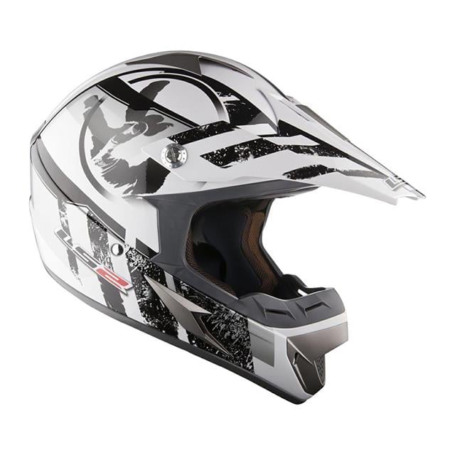 Ls2 Mx433 Strıpe Cross Kask Siyah MEDIUM