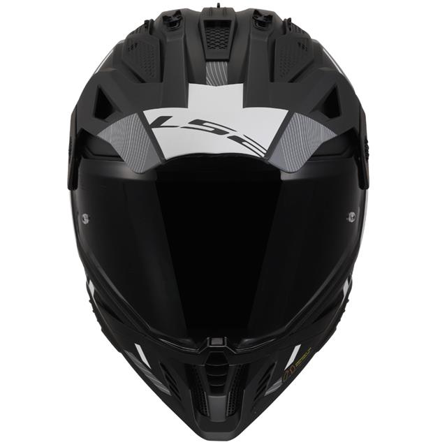 Ls2 Pıoneer 2 Hıll Kapalı Kask Mat Siyah-beyaz MEDIUM