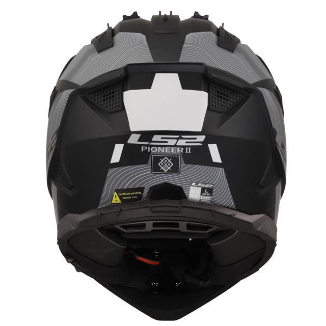 Ls2 Pıoneer 2 Hıll Kapalı Kask Mat Siyah-beyaz MEDIUM
