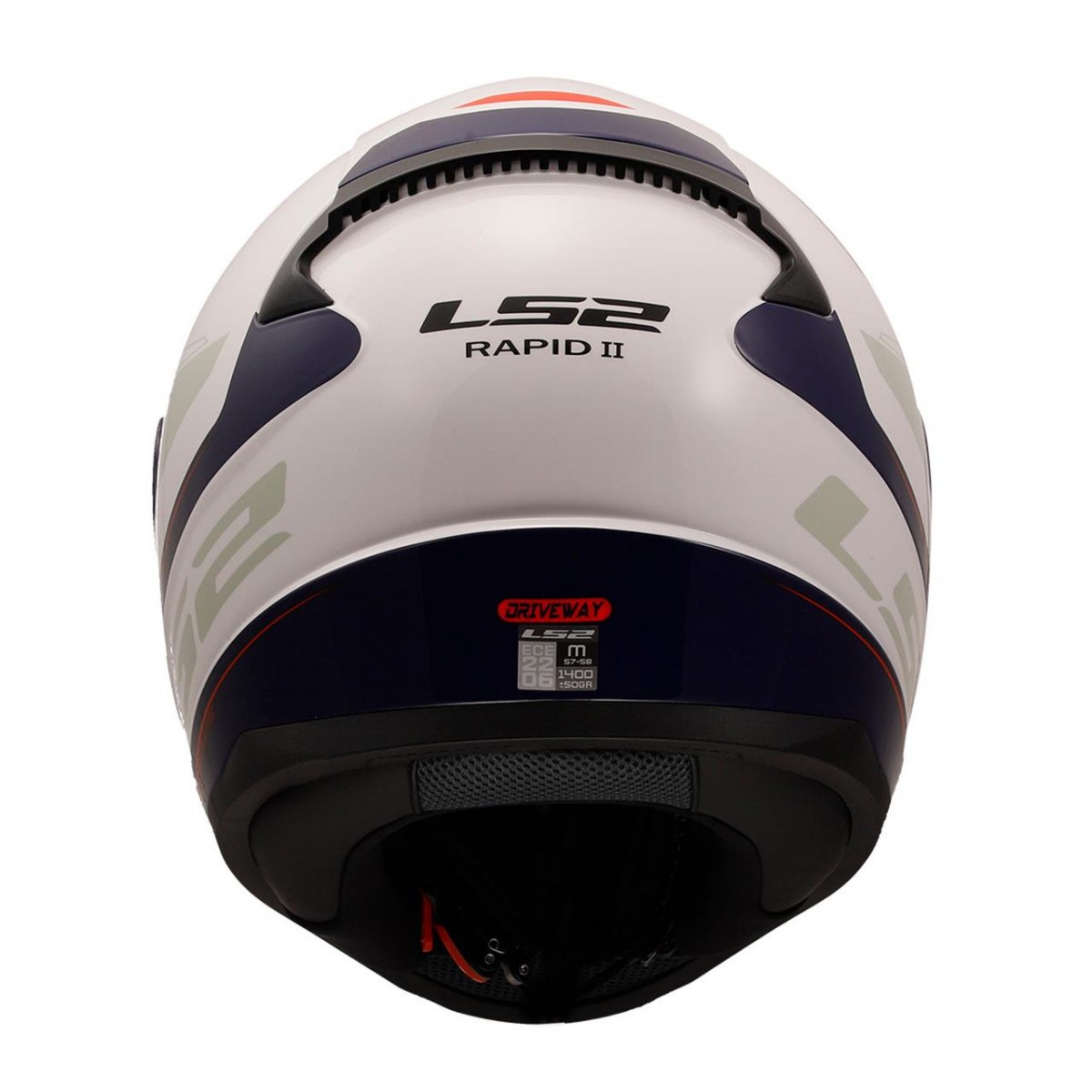 Ls2 Rapıd 2 Drıveway Kapalı Kask Beyaz-mavi