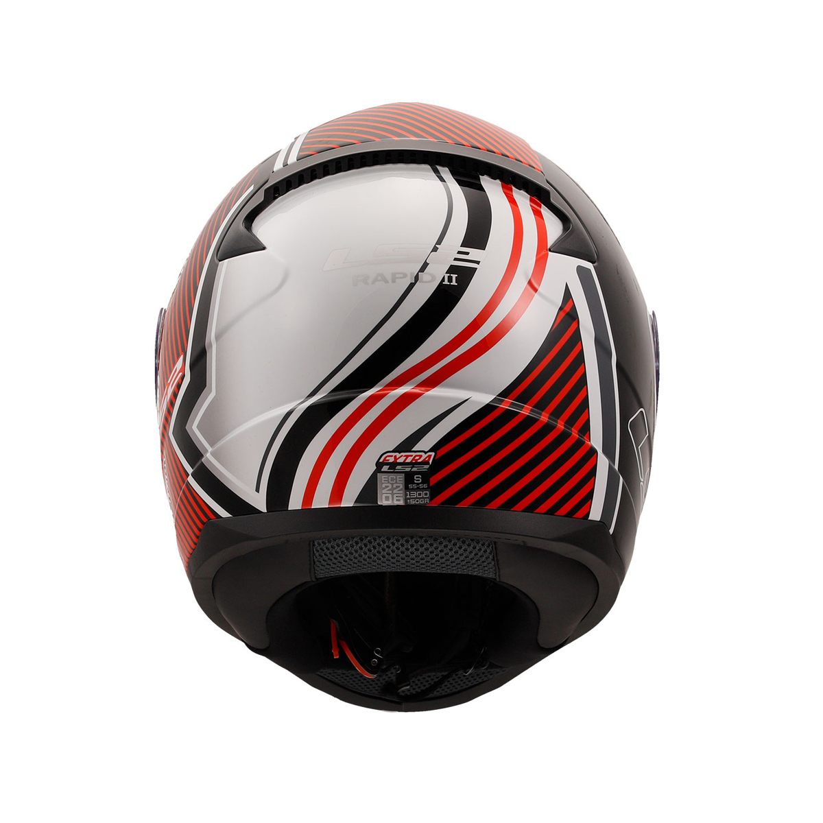 Ls2 Rapıd 2 Extra Kapalı Kask Beyaz - Kırmızı