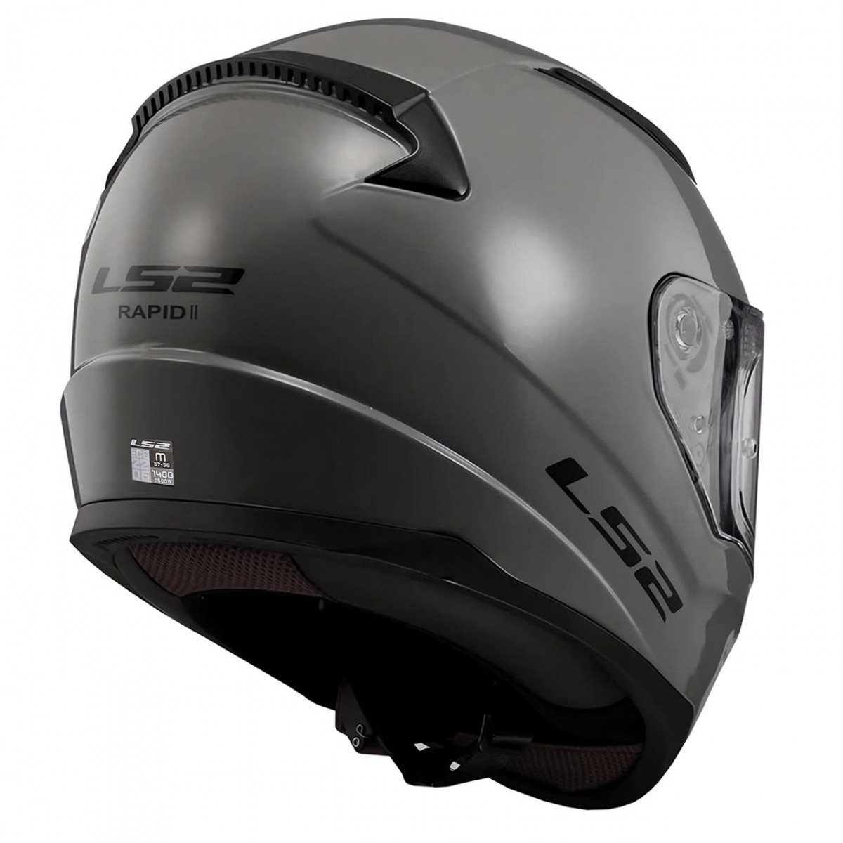 Ls2 Rapıd 2 Kapalı Kask Nardo Gri X-SMALL