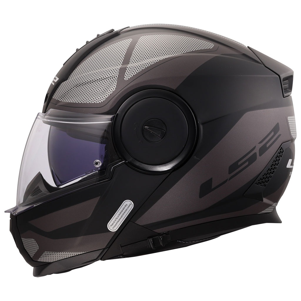 Ls2 Scope 2 Çene Açılır Kask Axıs Mat Siyah-tıtanıum