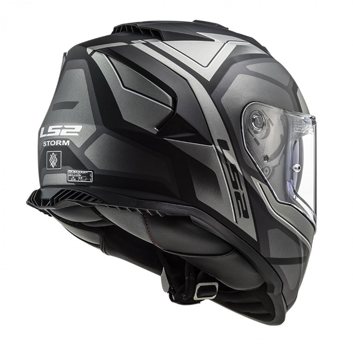 Ls2 Storm 2 Faster Kapalı Kask Mat Tıtanıum