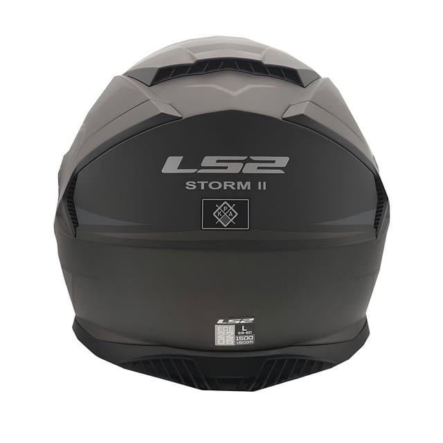 Ls2 Storm 2 Fıst Kapalı Kask Mat Siyah MEDIUM
