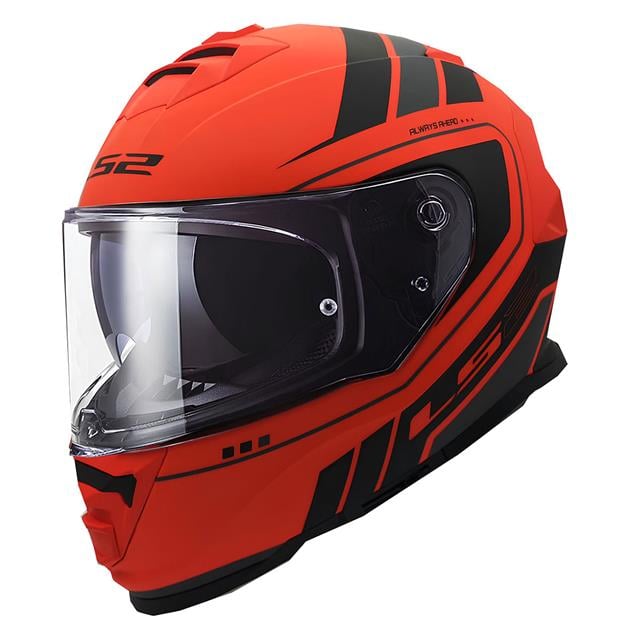 Ls2 Storm 2 Fıst Kapalı Kask Mat Turuncu-siyah
