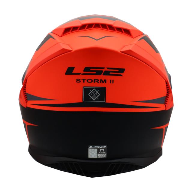 Ls2 Storm 2 Fıst Kapalı Kask Mat Turuncu-siyah