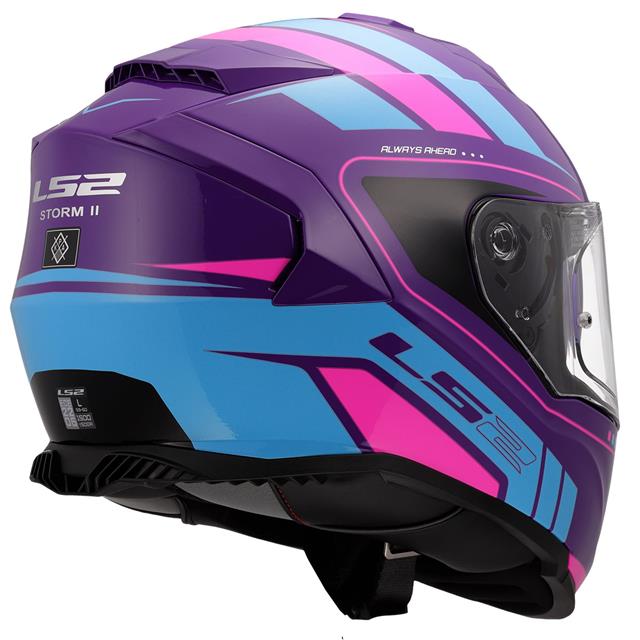 Ls2 Storm 2 Fıst Kapalı Kask Mor-mavi