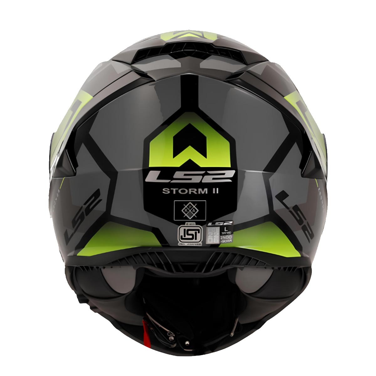 Ls2 Storm 2 Kronos Sarı-gri Kask