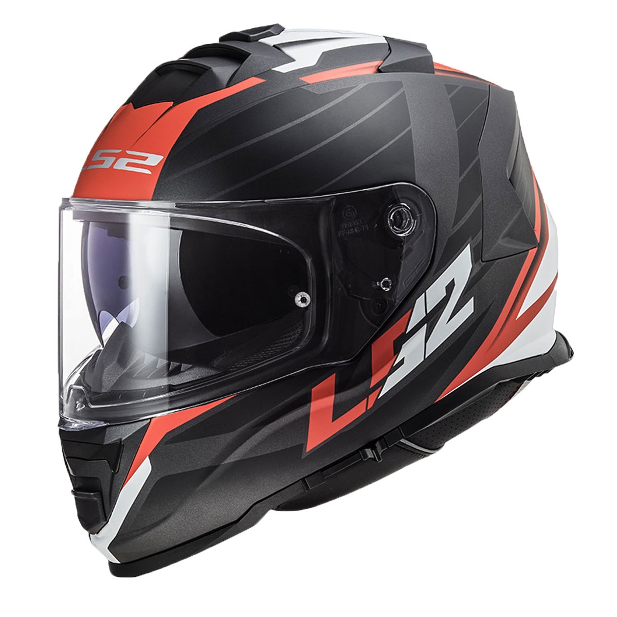 Ls2 Storm 2 Nerve Kapalı Kask Mat Siyah-kırmızı X-LARGE