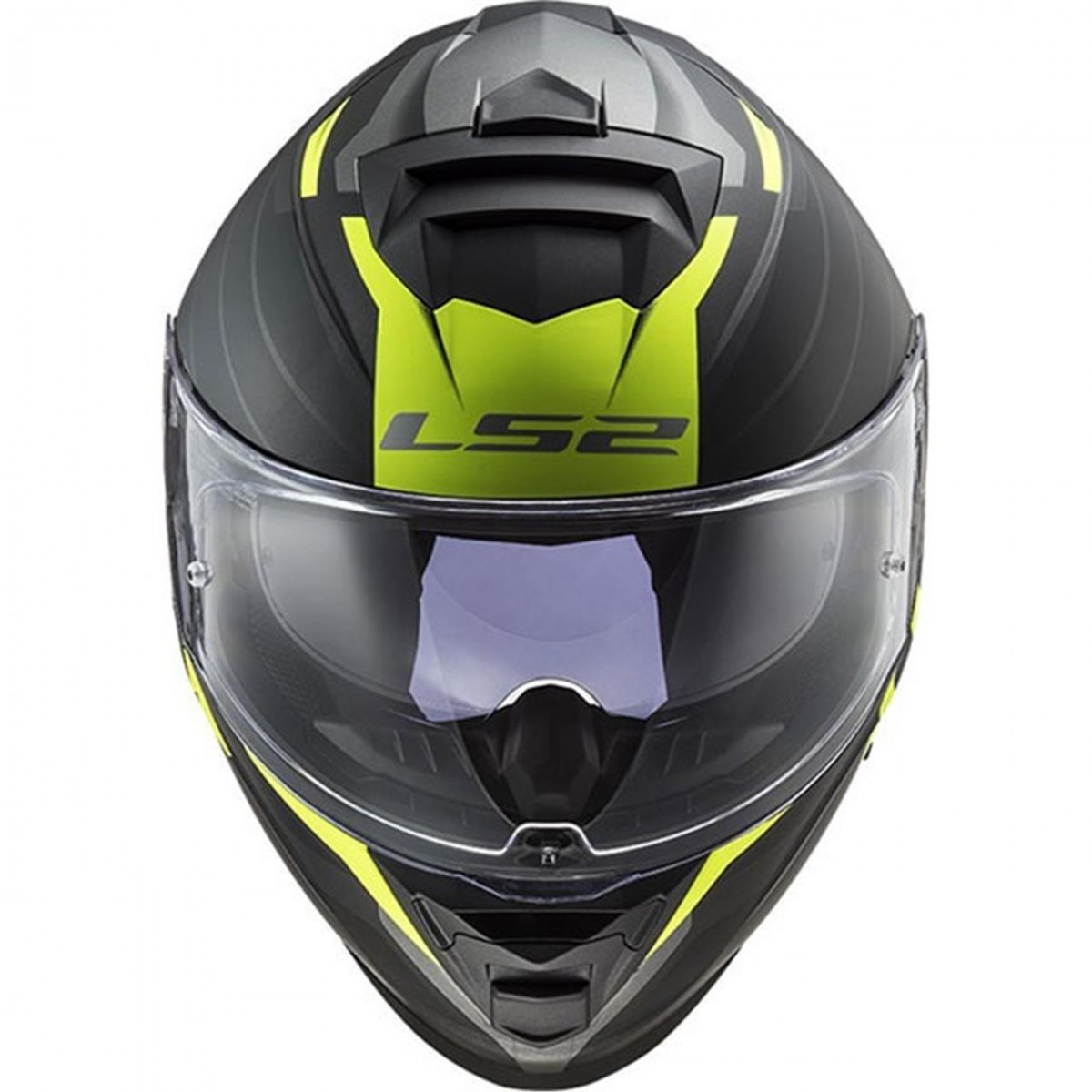 Ls2 Storm Nerve Kapalı Kask Mat Siyah-neon Sarı MEDIUM