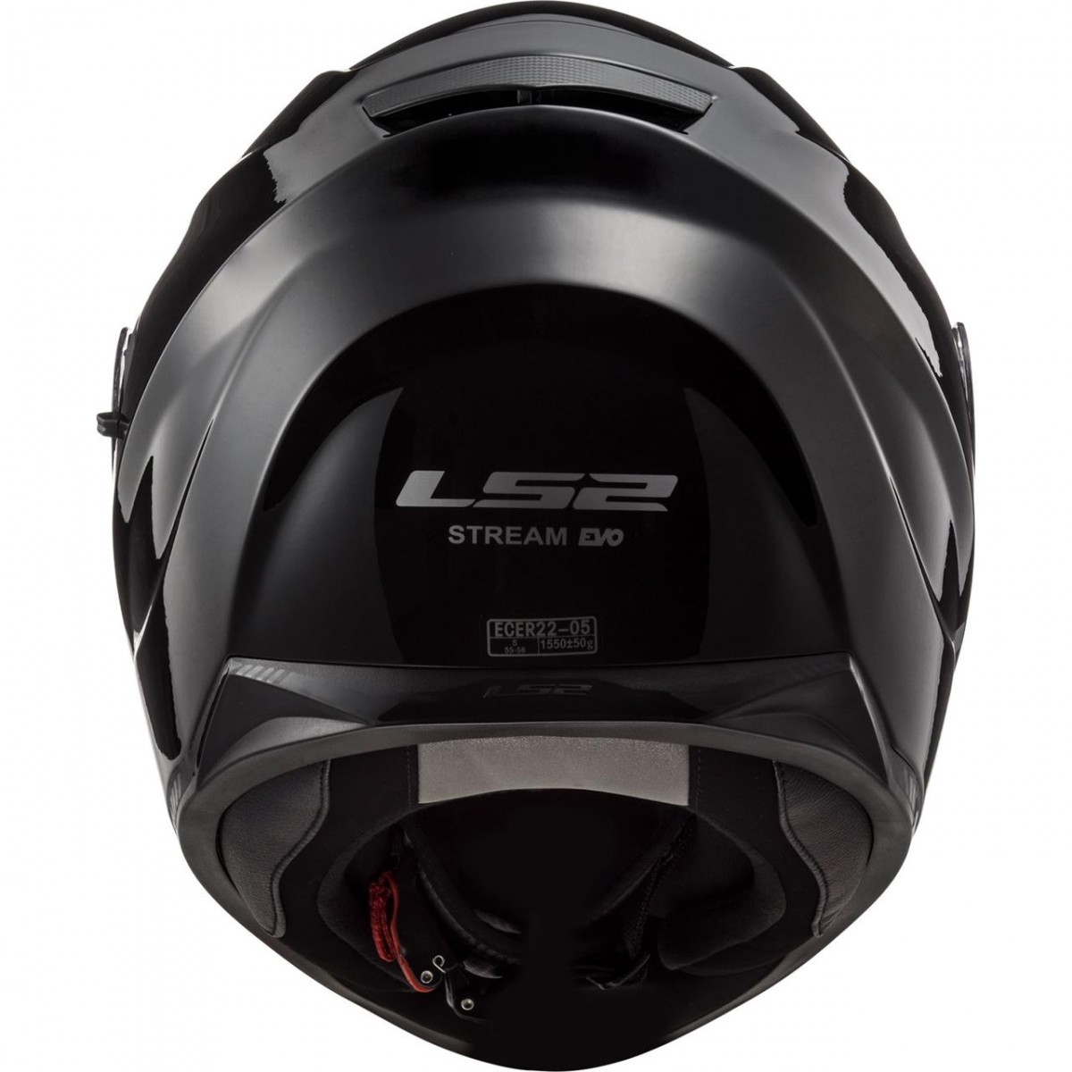 Ls2 Stream Evo Kapalı Kask Siyah LARGE