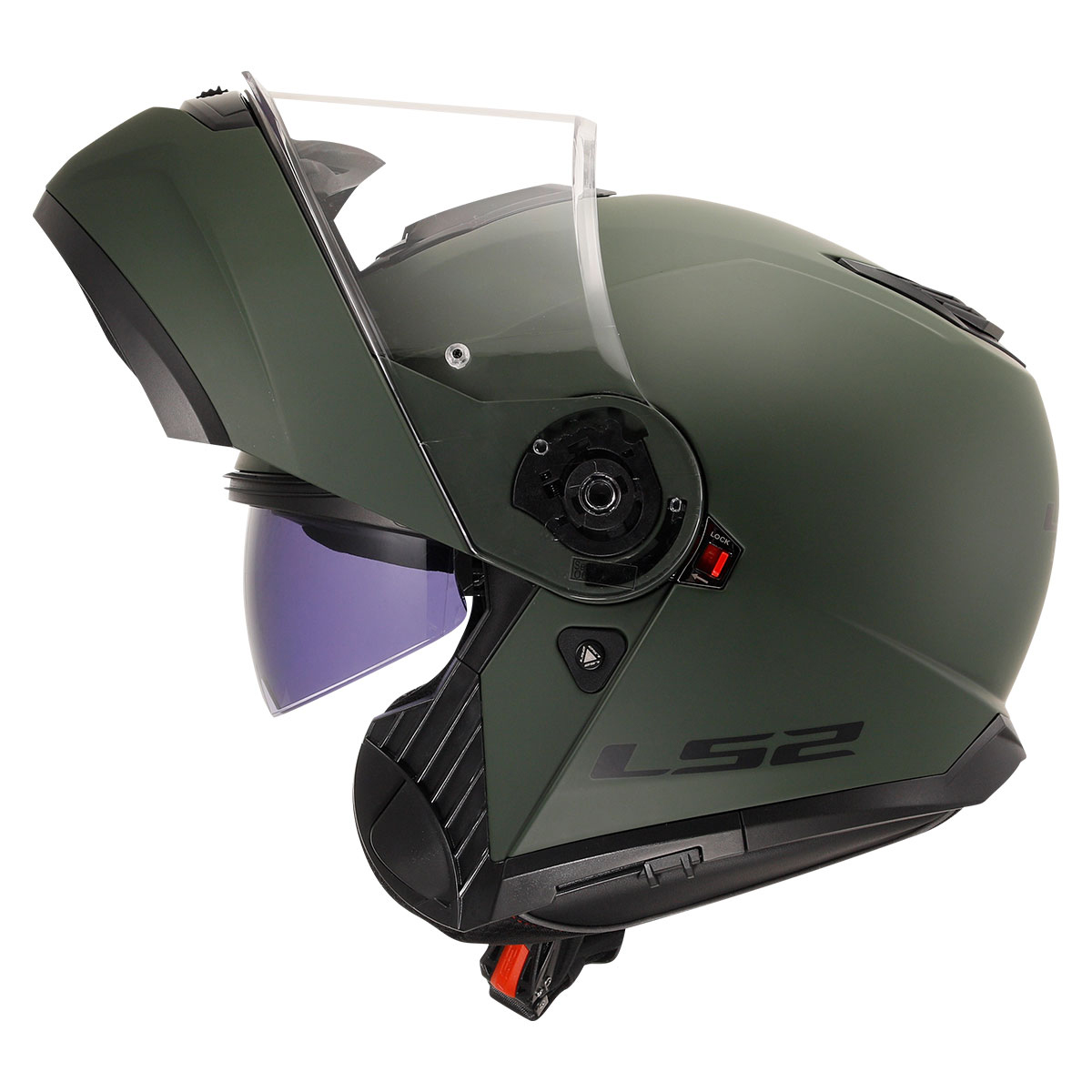 Ls2 Strobe 2 Çene Açılır Kask Mat Yeşil 2X-LARGE