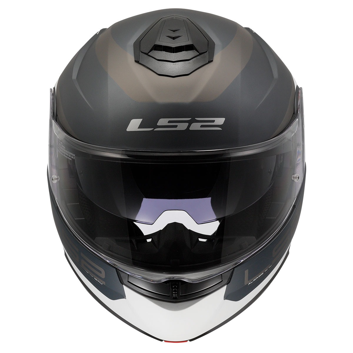 Ls2 Strobe 2 Vıctory Mat Gri-mavi-kum Kask