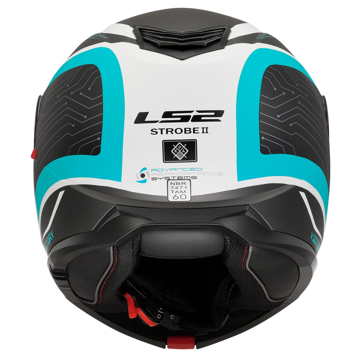 Ls2 Strobe 2 Çene Açılır Kask Vıctory Mat Tıtanıum Beyaz Metal Mavi