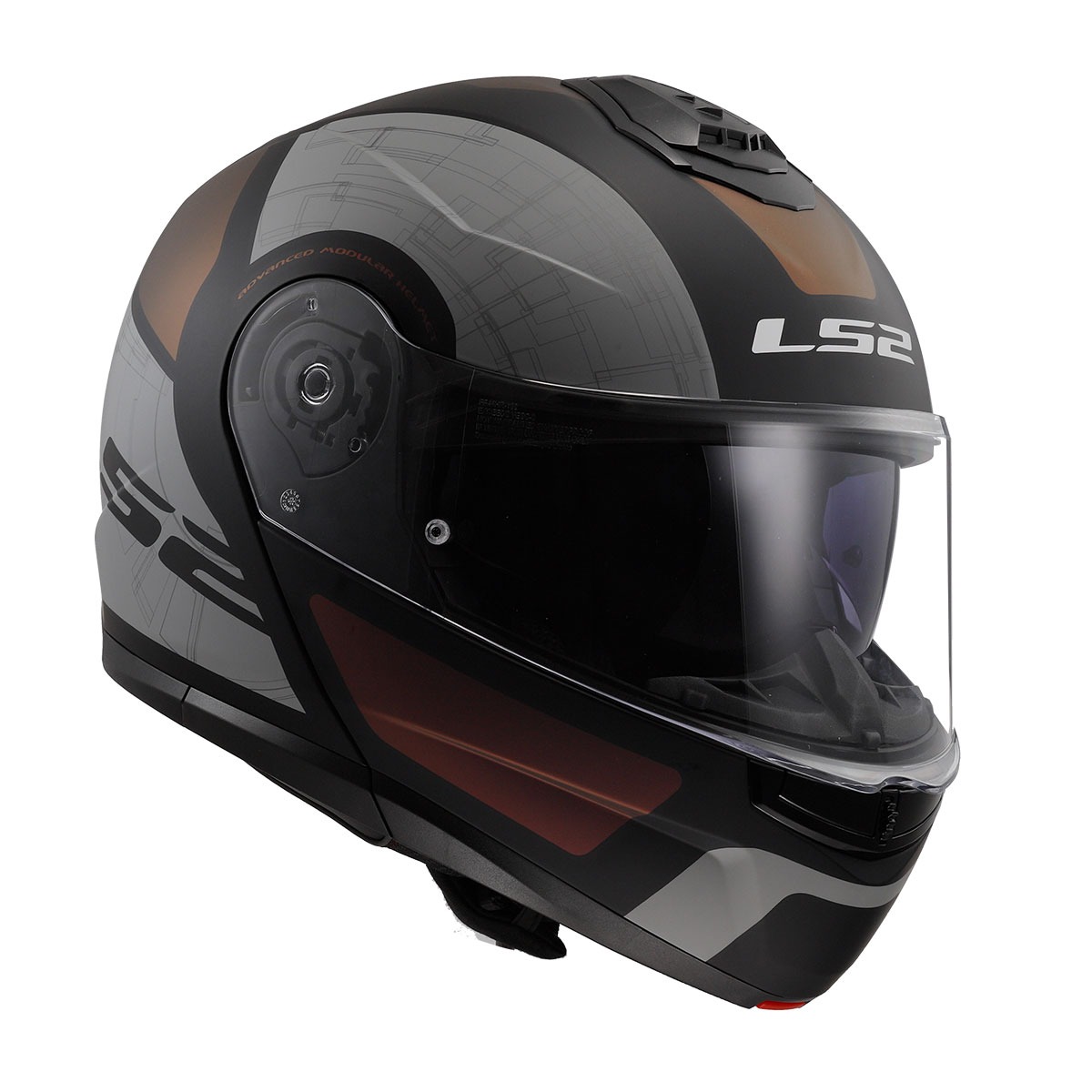 Ls2 Strobe 2 Orıon Mat Siyah-mor-mavi Kask